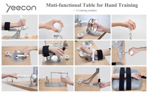 hand exercise devices hand rehabilitation occupational therapy table