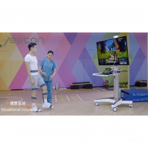 3D restoration function gait analysis training rehabilitation evaluation fitness gym equipment for recording every step of walk
