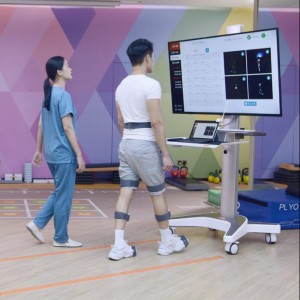 3D restoration function gait analysis training rehabilitation evaluation fitness gym equipment for recording every step of walk