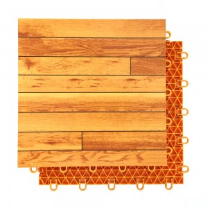 Wood Model Grain Interlocking Tile With Easy Installation