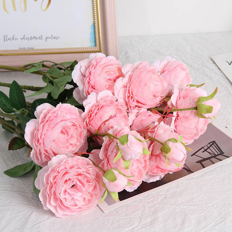 China Gold Supplier for Procurement Service Provider - Rose 3 Artificial Flower Home Decoration Wedding Wall – Sellers Union