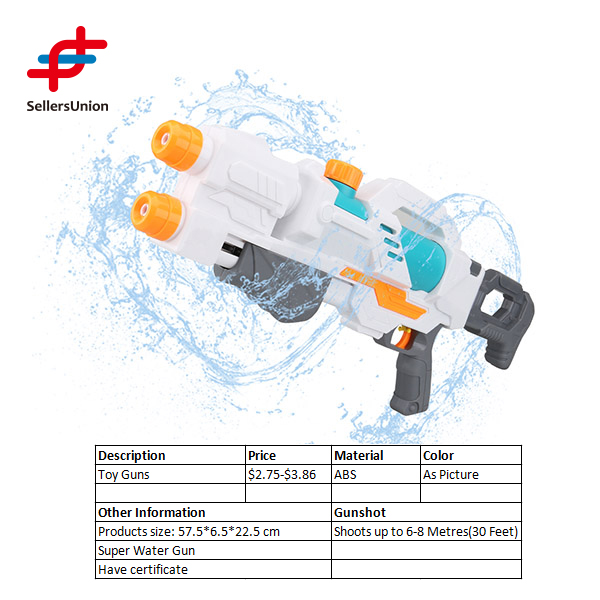 China Manufacturer for One-Stop Export Service - Water gun shoot up to 30ft two nozzle toy water gun for summer   – Sellers Union
