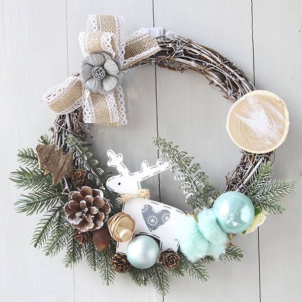 Reasonable price Inspection Agent Service Yiwu - Handmade Decorations Christmas Wreath Wholesale Natural Rattan – Sellers Union