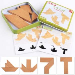 Деревянная головоломка Монтессори для раннего развития, детская игрушка-головоломка