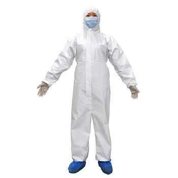 Professional China Trading Service Guangzhou - Spot Supply Disposable Non Woven Waterproof Full Protective Anti Virus Lab Coat CPE Isolation Gown – Yiwu Agent – Sourcing Agent – ...