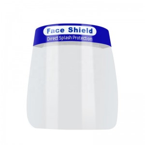 Scudo protettivu per a faccia protettiva anti-spruzzi Trasparente Flip Up Cover elastica per a faccia completa Scudo in plastica per esterni a prova di polvere