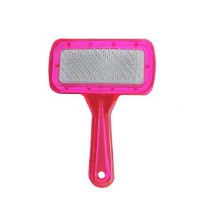 Promotional Pet Grooming Hair Self Clean Slicker Brush For Dog