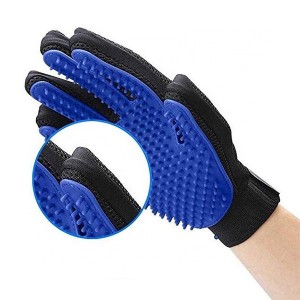 Pet Grooming Glove Gentle Deshedding Brush Perfect for Dog & Cat with Long & Short Fur Pet Hair Remover Glove
