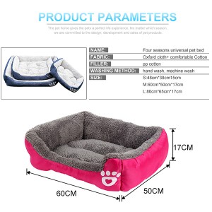 Soft Warm Waterproof Wholesale Luxury Pet Dog Bed