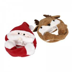 Christmas Hats Moving Ears Deer Toy Hat Santa Claus Hat Christmas Gift