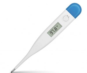 Thermomètre numérique Instruments de température électroniques thermomètre à aisselles pour la fièvre 20s compteur de température à lecture rapide