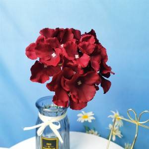 27 Pieces Artificial Hydrangea Flowers Wedding Flower Arrangement Wall