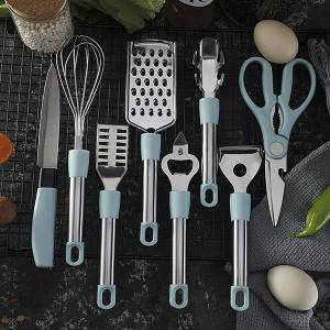 China En-gros accesorii de bucătărie set de unelte de bucătărie din oțel inoxidabil