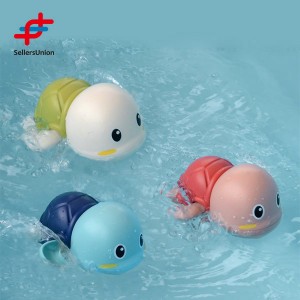 Brinquedos de banho de tartaruga acabam brinquedo de banho de mergulhador natação tartaruga flutuante para crianças