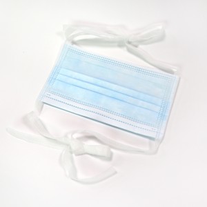 3 Ply Non-Woven Medical Surgery Disposable Adjustable Earloop Face Mask for Mouth Anti-Dust Mask Dust Face Mask with Tie