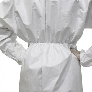 Spot Supply Disposable Non Woven Waterproof Full Protective Anti Virus Lab Coat CPE Isolation Gown – Yiwu Agent – Sourcing Agent