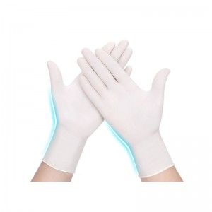 Vysoce kvalitní osobní ochranné izolační rukavice pro domácnost Rukavice pro lékařské vyšetření Rukavice na vyšetření Jednorázové latexové rukavice