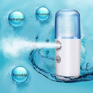 ឧបករណ៍ថែរក្សាស្បែកខ្នាតតូចចល័តផ្ទាល់ខ្លួនថ្មី Handy Beauty Steamer Electric Facial Mist Sprayer