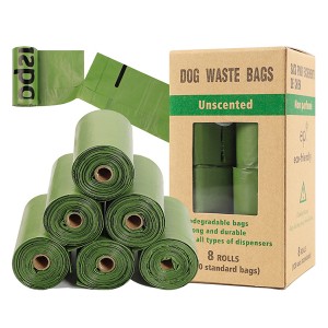 コーンスターチ堆肥化可能なコーンスターチペット廃棄物生分解性犬のうんち袋