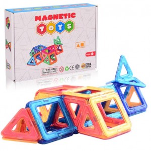 Juego de bloques de construcción magnéticos para niños, juguetes educativos de construcción preescolar, 40 Uds.