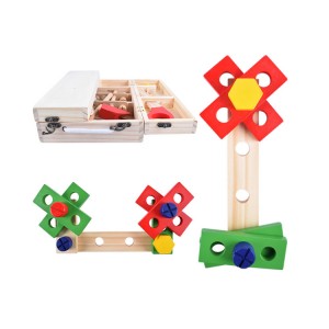Pädagogisches Kinder-Holzspielzeug, multifunktionales Holz-Reparatur-Werkzeug-Set, Spielzeug-Holz-Werkzeug-Sets, Simulations-Reparatur-Werkzeug-Set