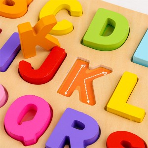 Safety Baby Wooden Educational Toys para sa mga Bata