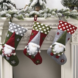 Christmas Lamb Wool Fuzzy Elf Doll Socks Soft Warm Winter Para sa Pasko nga Regalo