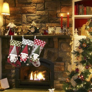 Christmas Lamb Wool Fuzzy Elf Doll Socks Soft Warm Winter For Xmas Gift
