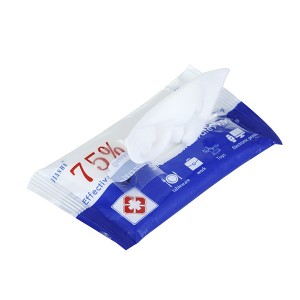 Wholesale Disposable 75% Alcohol Wet Wipes Disenfecting Antiseptic