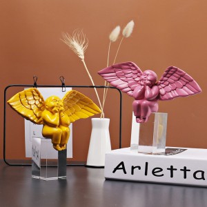 Angel Fat Baby Crystal Base Decorative Resin Handicraft Decoration