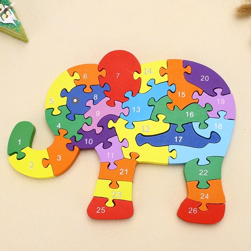 Factory wholesale Outsourcing Agent Service Yiwu - Wooden Toys 3D Puzzle Kids Toys Double Sided Animal Alphabet Blocks – Sellers Union