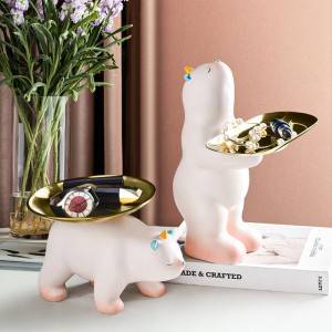 Arctic Bear Ornaments Home Opbevaring Palle Ornamenter
