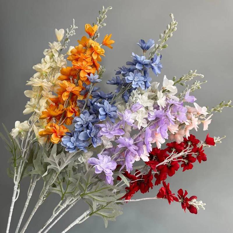 Good quality Good Company In Yiwu - Wholesale Artificial Flower Two-Forked Delphinium Pastoral Decoration – Sellers Union
