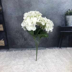 Artificial Flowers 5 Hydrangea Wedding Hand Bouquet Silk Flowers