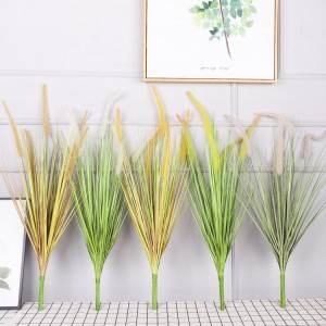 Artificial Plant Reed 5 Heads Dog’s Tail Grass Home Decoration Artificial Flower