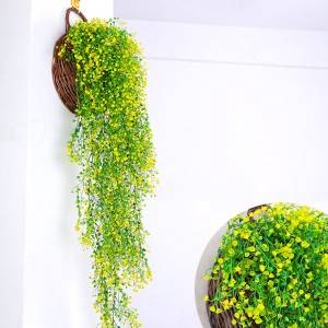 Artificial Willow Wall Hanging Rattan Artificial Flower Plastic Flower Plant