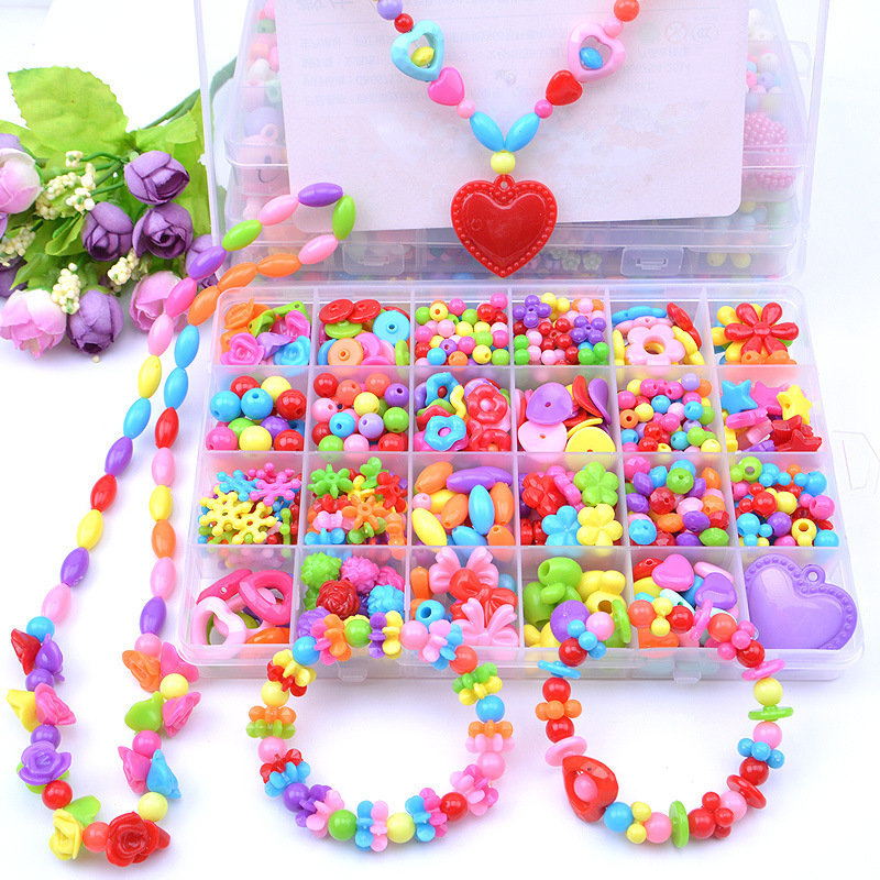 Hot Selling for Yiwu Product Sourcing - Children’s Beaded Necklace Toy Set Diy Educational Toys Wholesale – Sellers Union