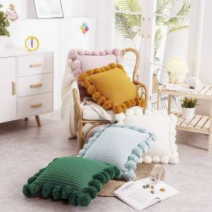 Big Ball Knit Pillow Mats Sofa Home Decoration Wholesale