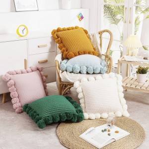 Big Ball Knit Pillow Mats Sofa Home Decoration Wholesale