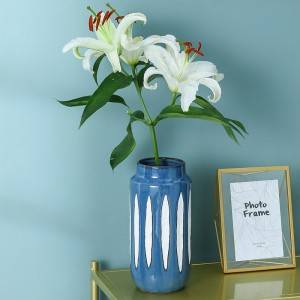 Blue Ceramic Vases Wholesale Bodyvase Home Decoration