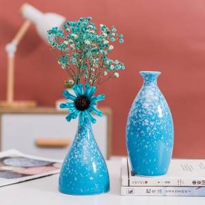 Blue Starry Ceramic Vase Decorative Ornaments