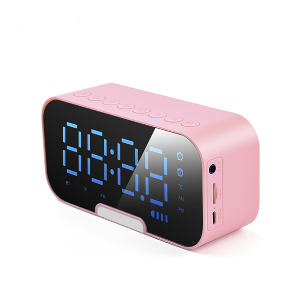 Hot-selling Export Agent - Mini Portable Clock Mirror Stereo BlueTooth Wireless Speaker  – Sellers Union