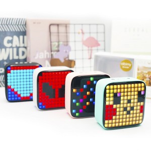 LED Speaker Pixel Art DIY Box RGB Programmable Bluetooth Speaker