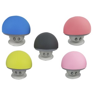 Mini Mushroom Music Amplificador de altavoz inalámbrico Bluetooth portátil ao aire libre