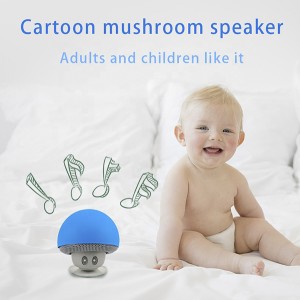 Mini Mushroom Music Bærbar Bluetooth trådløs høyttalerforsterker utendørs