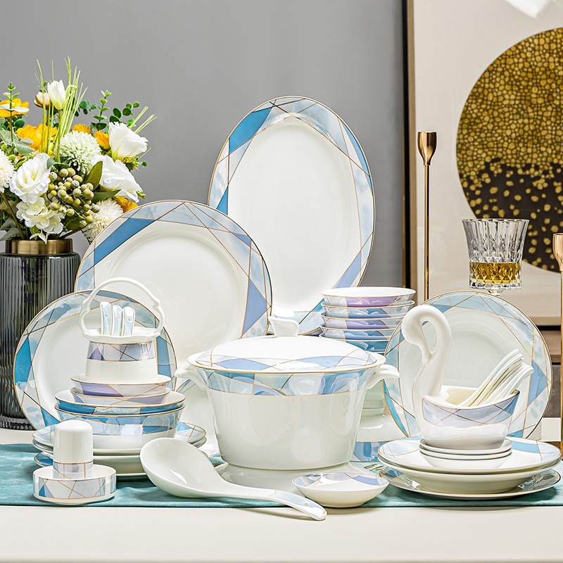 Good Wholesale Vendors Venta de bolsas - Bowl Set Ceramic Bone China Tableware Gold Bowl Set – Sellers Union