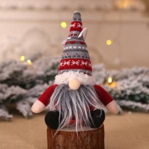 Pendente di decorazione di l'arburetu di Natale Babbu di l'omu di u boscu di Natale