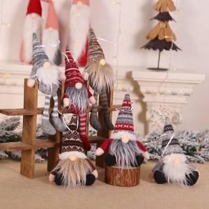 Christmas Bearded Forest Man Doll Christmas Tree Decoration Pendant