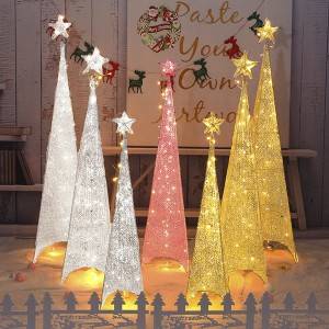 Class aptent ferro Shiny Christmas Decoration Wholesale