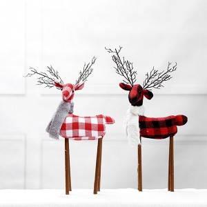 Christmas Decoration Fabric Christmas Tree Mini Tree Christmas Elk